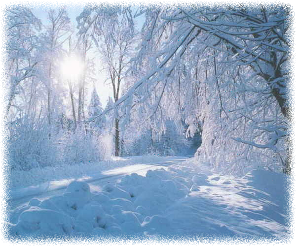 mes tubes paysages d'Hivers !!